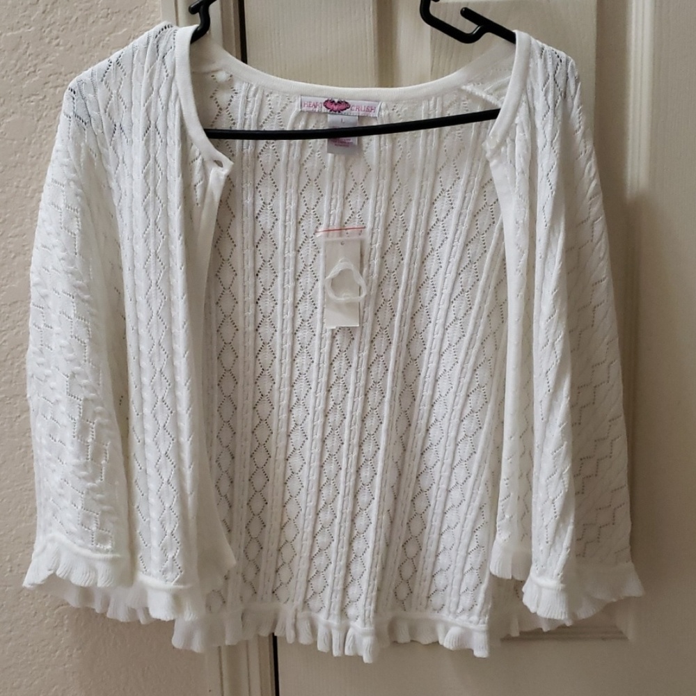 HEART CRUSH CARDIGAN// BRAND NEW W/TAG GREAT SHAPE